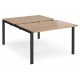 Adapt 1600mm Deep Sliding Top Back to Back Bench Desk